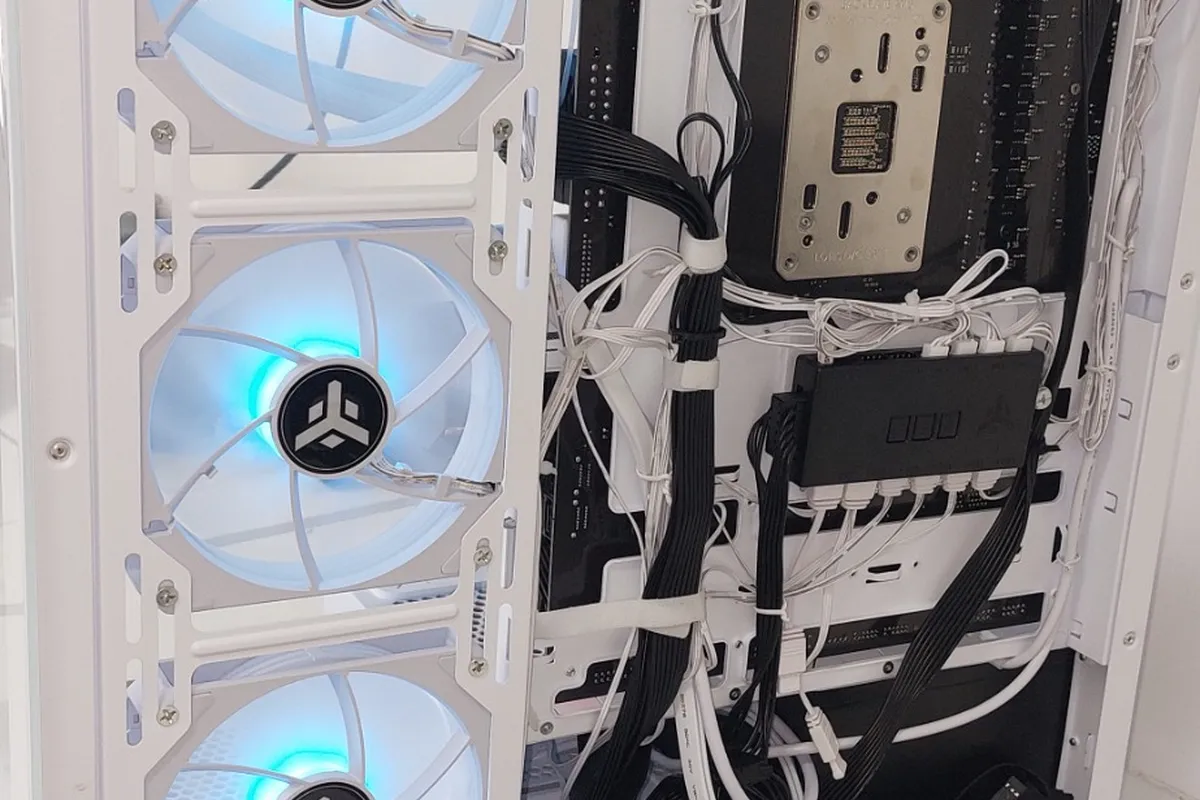 Passage de câble organisé et propre Pont-de-l'Arche