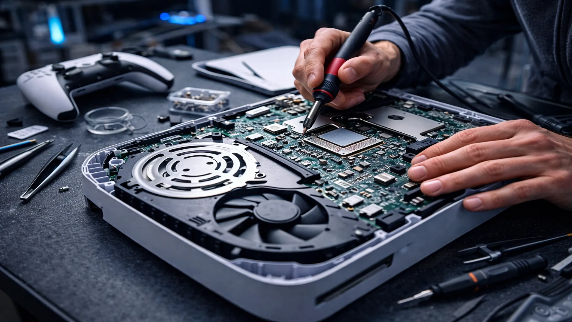 réparation console Pont-de-l'Arche